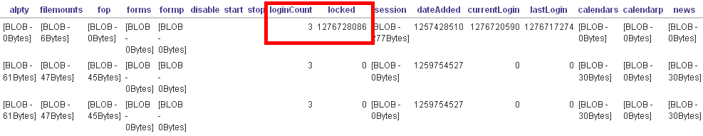 Nach der vierten fehlerhaften Eingabe