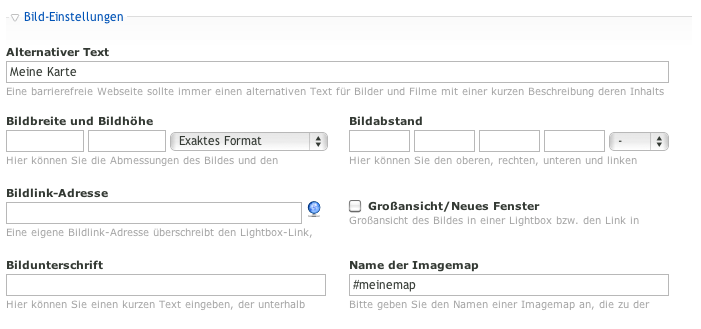 Hinzufügen einer Image Map über den usemap-Parameter