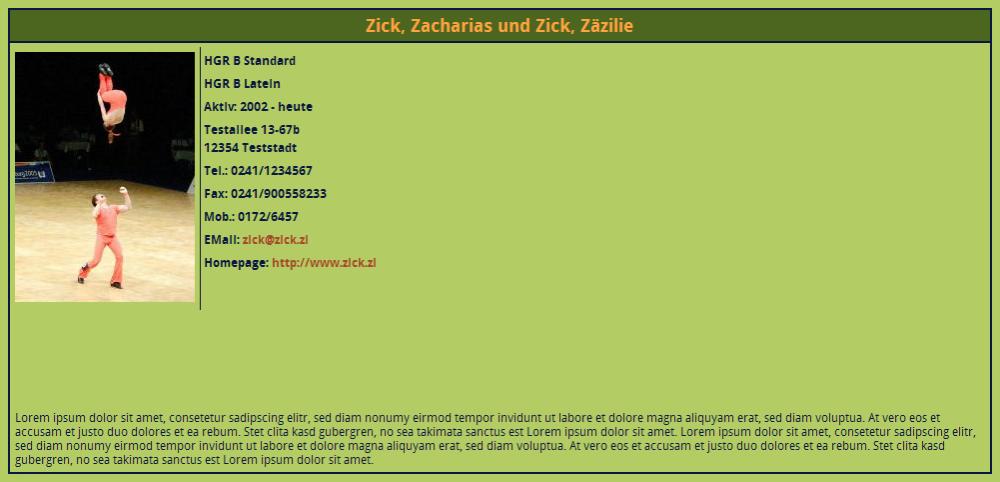 Datensatz Details