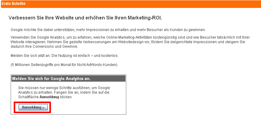 Webseite hinzufügen