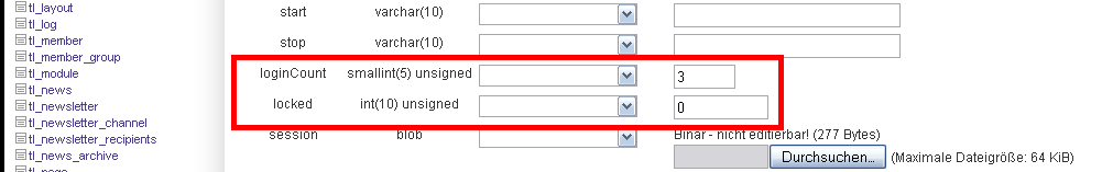 Accountsperre aufheben