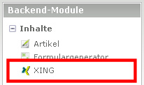 Xing Modul Backend