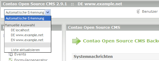 abidePreview Screenshot der Auswahlliste